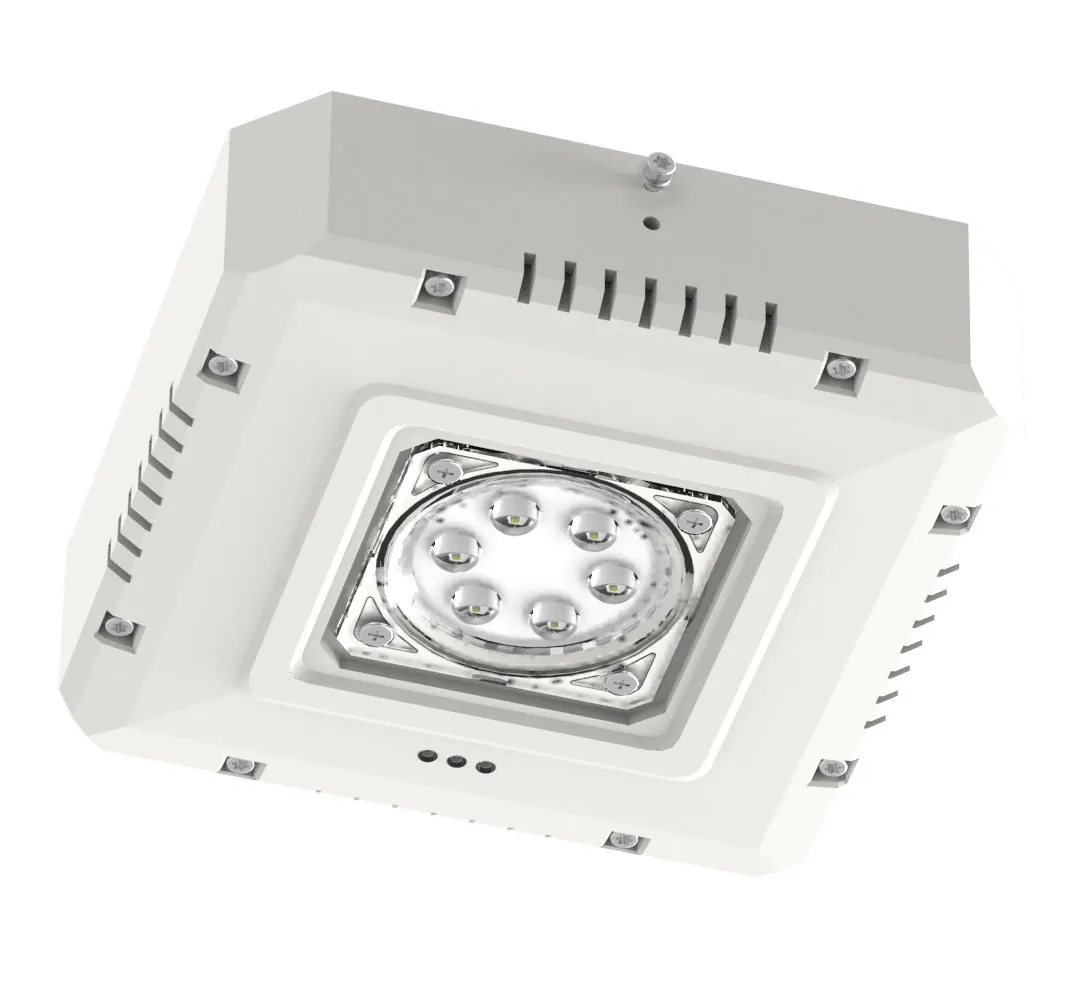 High ceiling emergency LED luminaire